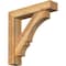 Ekena Millwork Balboa Block Rough Sawn Bracket w/ Offset Brace, Western Red Cedar, 6"W x 28"D x 28"H BKT0604X28X28BOA05RWR - alternate 1